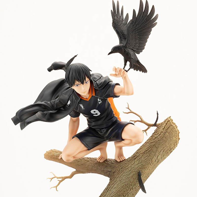 Haikyuu Tobio Kageyama Crow Tree Stump Statue Figure Anime Collection Model Toy Decoration Gift