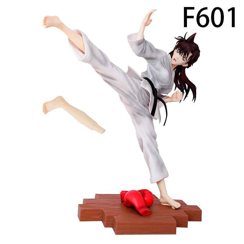 Ran Mouri Karate Statue Figure Detective Conan Anime Collection Model Toy Decoration Gift Fans