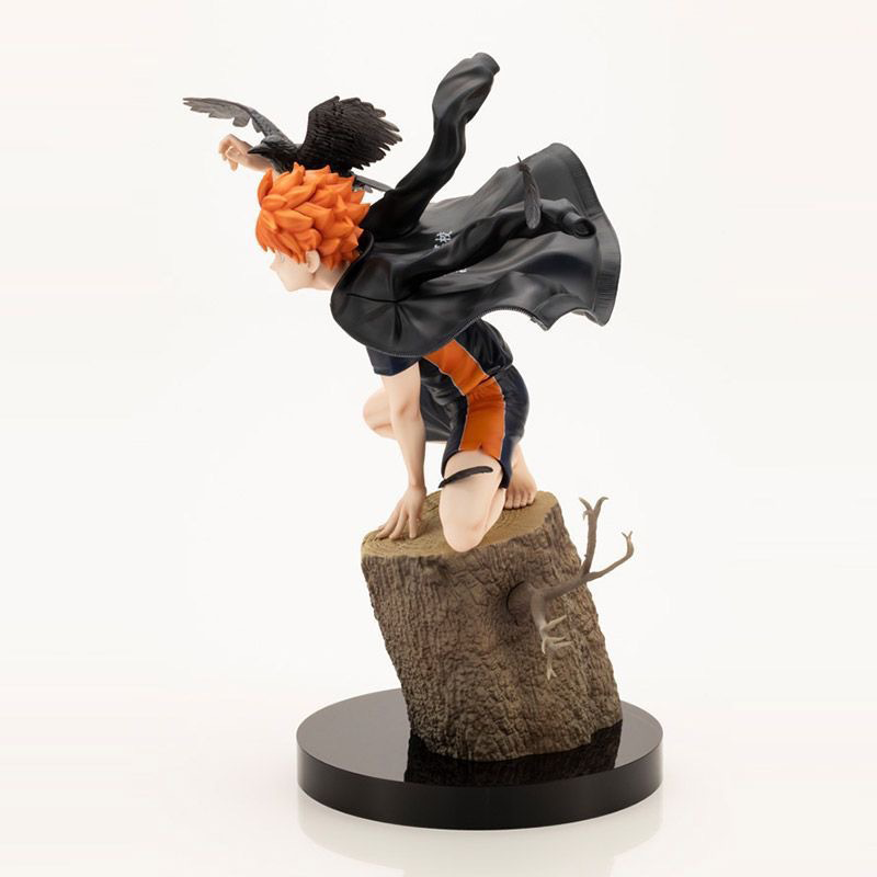 Haikyuu Shoyo Hinata Crow Tree Stump Statue Figure Anime Collection Model Toy Karasuno Gift Decoration