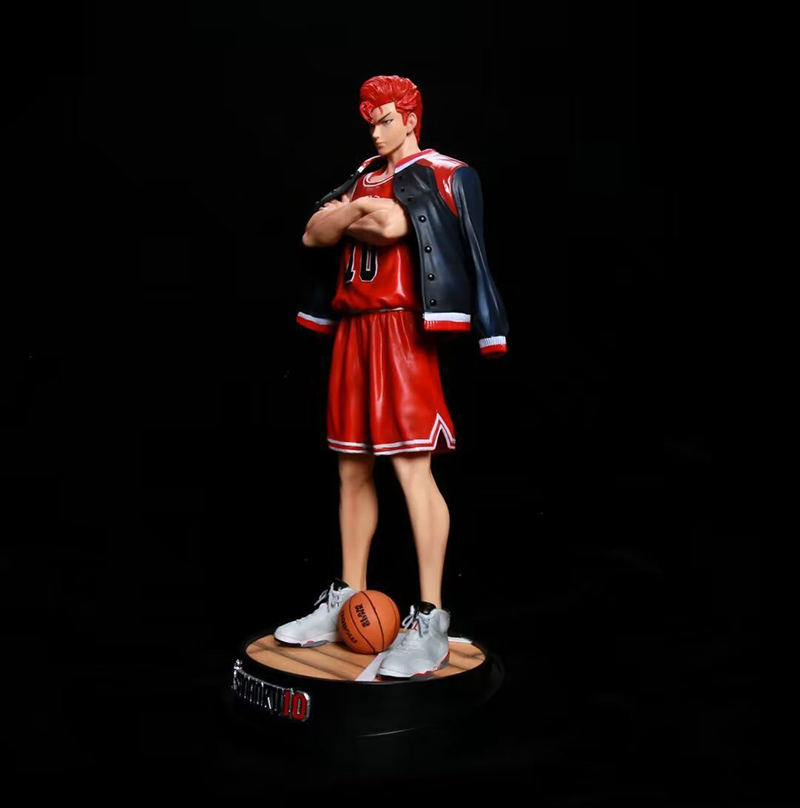 Slam Dunk Hanamichi Sakuragi Statue Figure Anime PVC Collection Basketball Model Toy Desk Decoration Gift