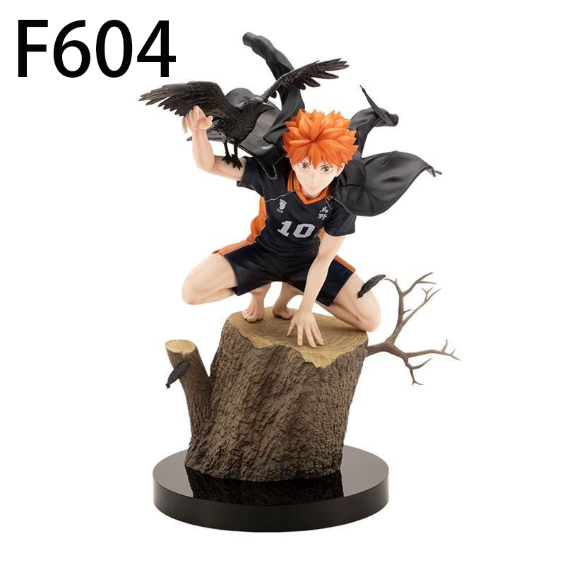 Haikyuu Shoyo Hinata Crow Tree Stump Statue Figure Anime Collection Model Toy Karasuno Gift Decoration