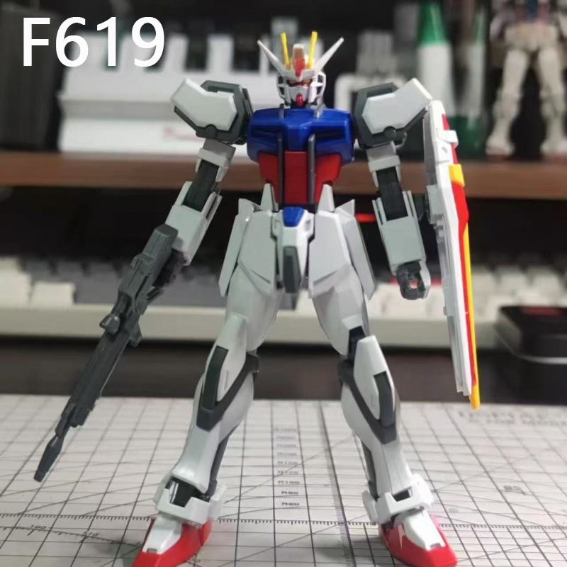 White Strike Gundam Action Figure Premium Mecha Model Kit Collection Robot Toy Detailed Armor Figure Gundam Fans Collectors