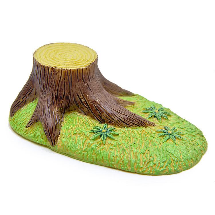 Tree Stump Figurine Collectible Toy
