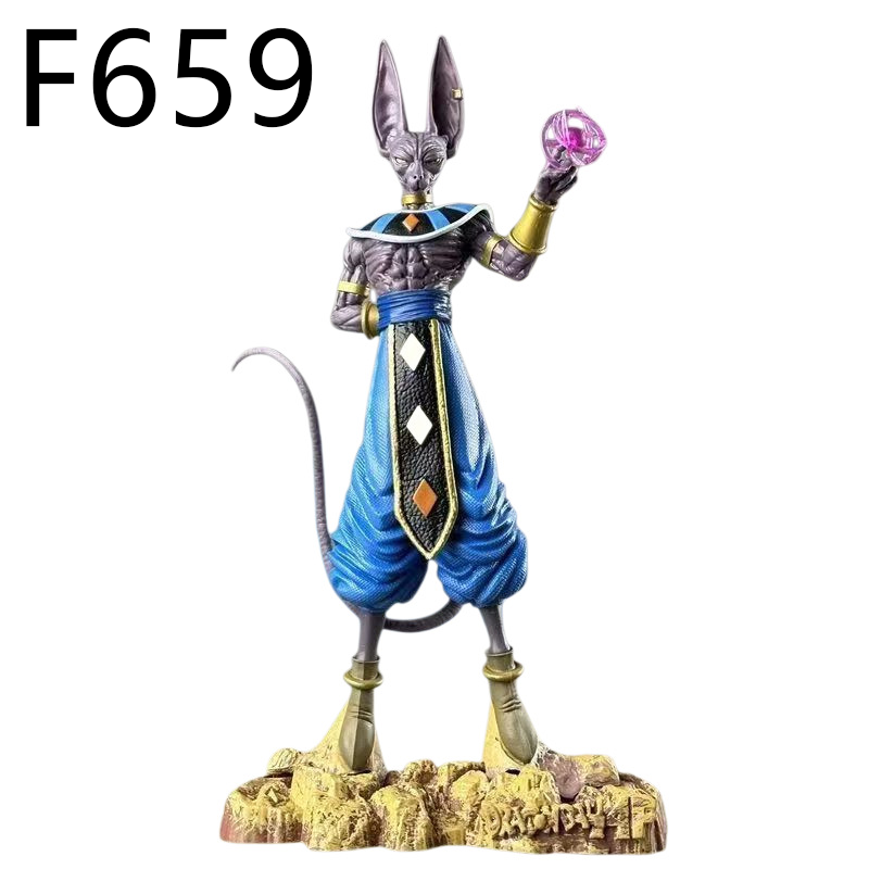 Dragon Ball Beerus Statue Figure Premium Collection Model Toy Highly Detailed God of Destruction Fans Collectors