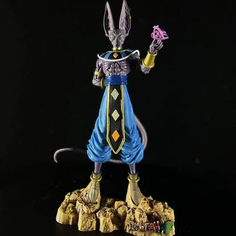 Dragon Ball Beerus Statue Figure Premium Collection Model Toy Highly Detailed God of Destruction Fans Collectors