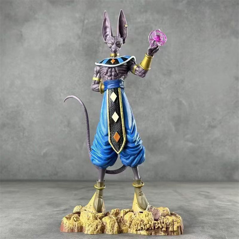 Dragon Ball Beerus Statue Figure Premium Collection Model Toy Highly Detailed God of Destruction Fans Collectors