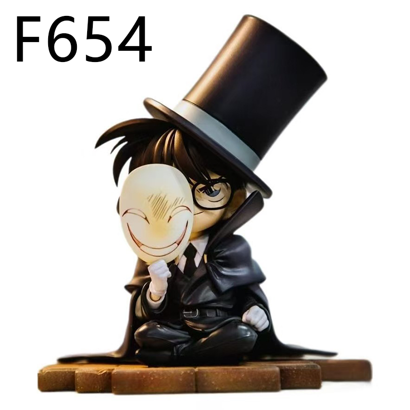 Detective Conan Phantom Thief Kid Night Baron Statue Figure Collection Model Toy Premium Anime Fans and Collectors ﻿