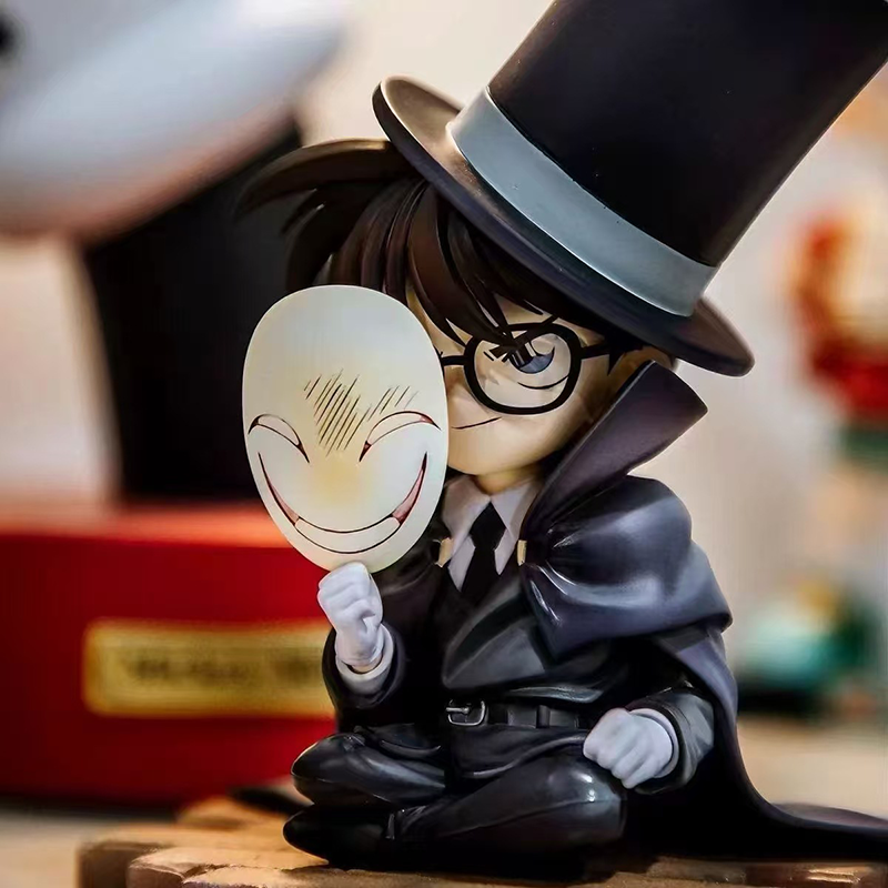 Detective Conan Phantom Thief Kid Night Baron Statue Figure Collection Model Toy Premium Anime Fans and Collectors ﻿