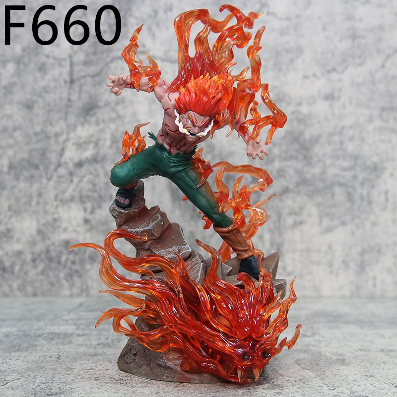 Naruto Might Guy Eight Gates Action Statue Figure Anime Collection Detailed Model Toy Naruto Fans Collectors