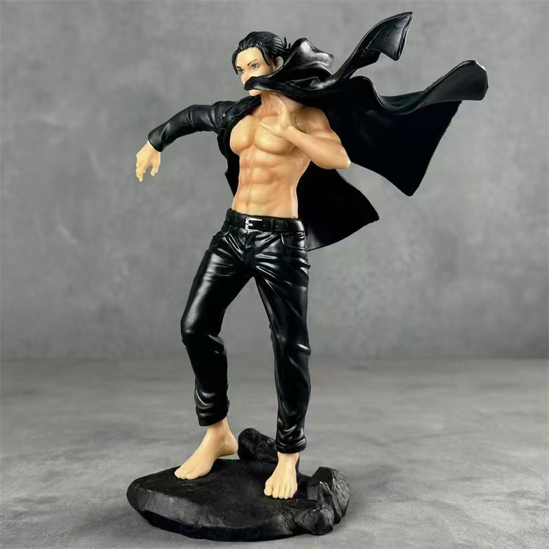 Attack on Titan Eren Yeager Statue Figure Premium Anime Collection Model Toy Detailed Character Sculpture Fans Collectors