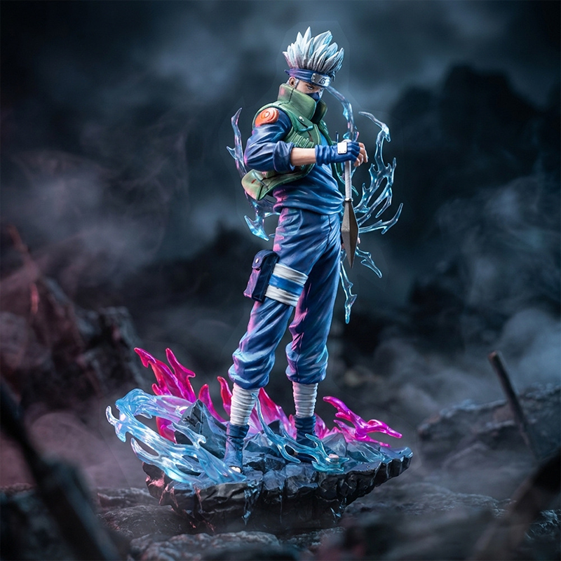 Kakashi Hatake Naruto Statue Figure Premium Collection Detailed Model Toy Anime Fans and Collectors