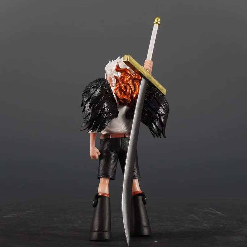 One Piece Seraphim Mihawk Child Statue Figure Premium Anime Collection Detailed Model Toy One Piece Fans Collectors