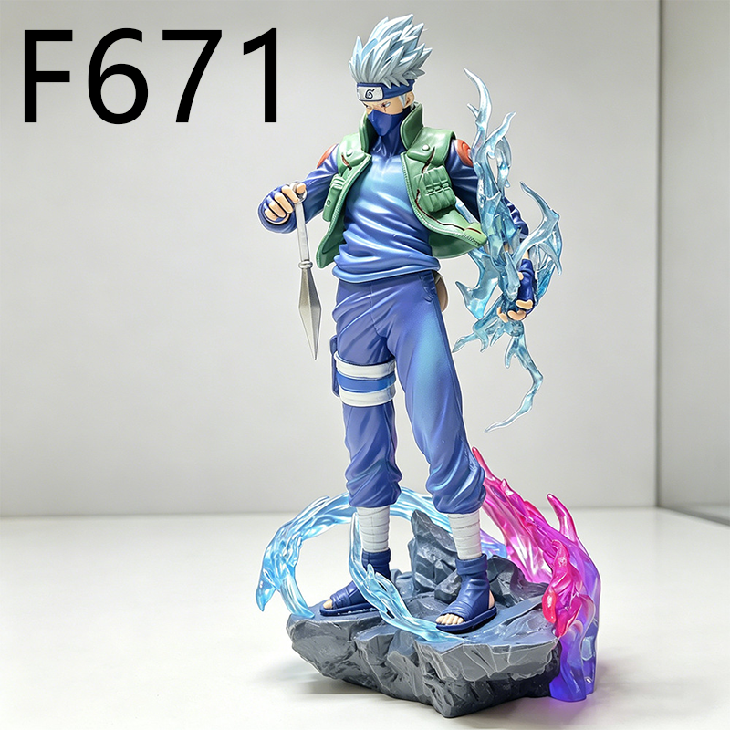 Kakashi Hatake Naruto Statue Figure Premium Collection Detailed Model Toy Anime Fans and Collectors