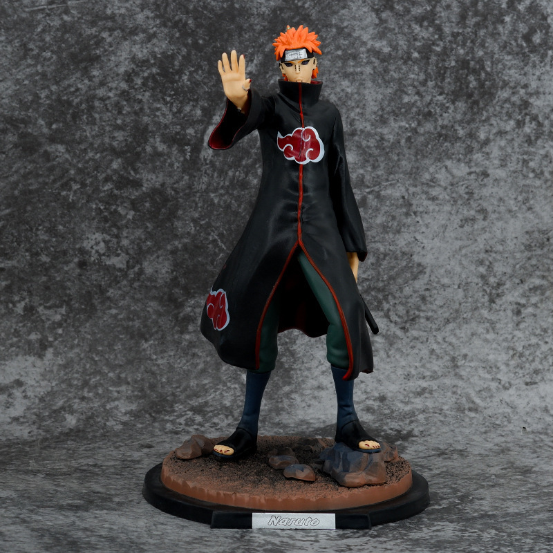 Naruto Six Paths Pain Statue Figure Akatsuki Collection Anime Model Toy Detailed Naruto Fans Collectors