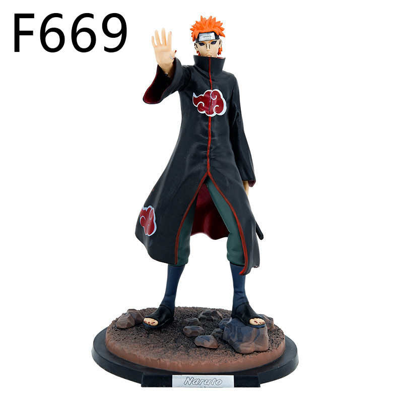 Naruto Six Paths Pain Statue Figure Akatsuki Collection Anime Model Toy Detailed Naruto Fans Collectors