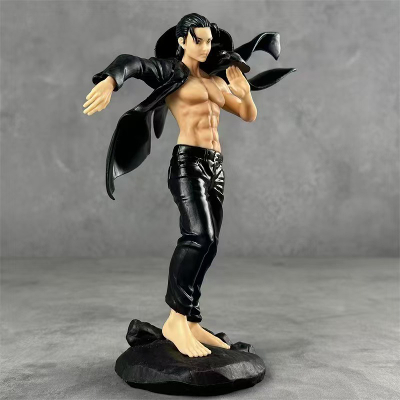 Attack on Titan Eren Yeager Statue Figure Premium Anime Collection Model Toy Detailed Character Sculpture Fans Collectors