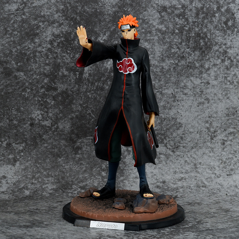 Naruto Six Paths Pain Statue Figure Akatsuki Collection Anime Model Toy Detailed Naruto Fans Collectors