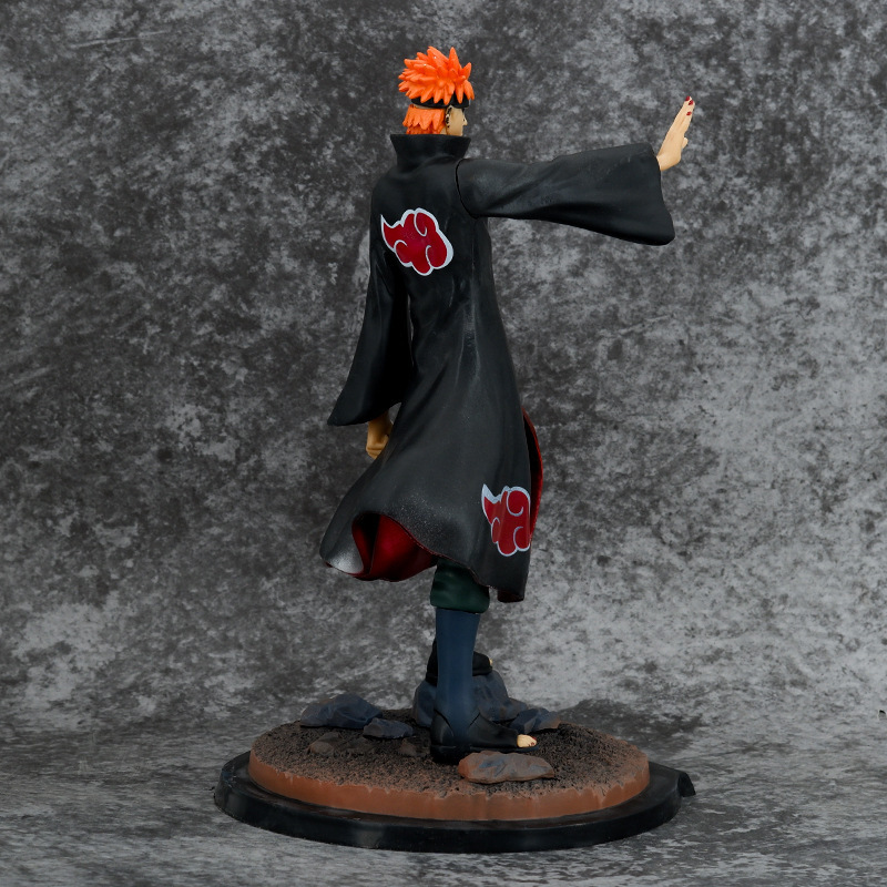 Naruto Six Paths Pain Statue Figure Akatsuki Collection Anime Model Toy Detailed Naruto Fans Collectors