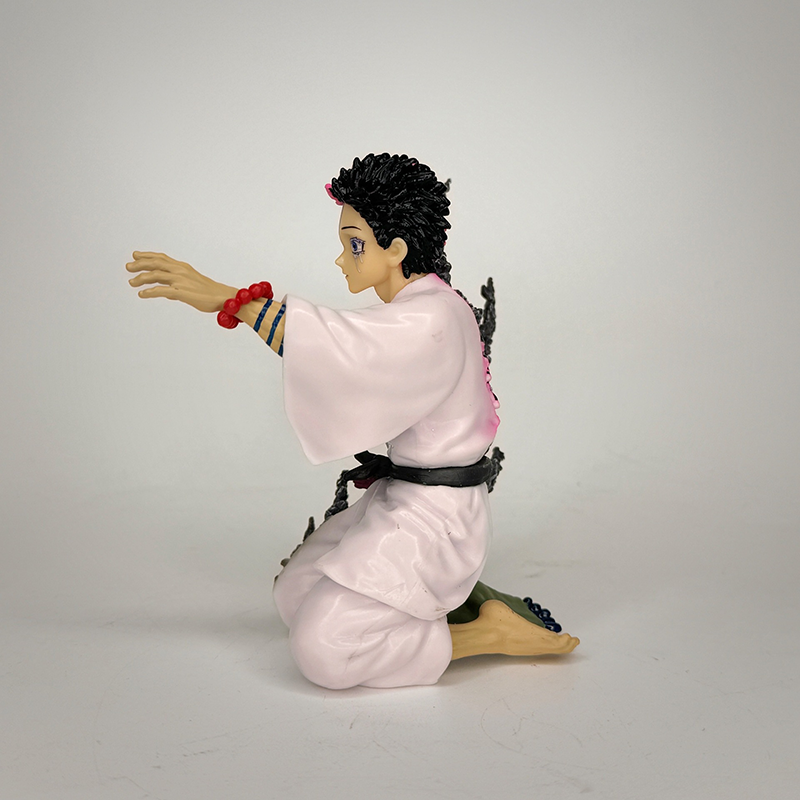 Demon Slayer Akaza Statue Figure Kneeling Position Premium Anime Collection Model Detailed Toy Fans Collectors