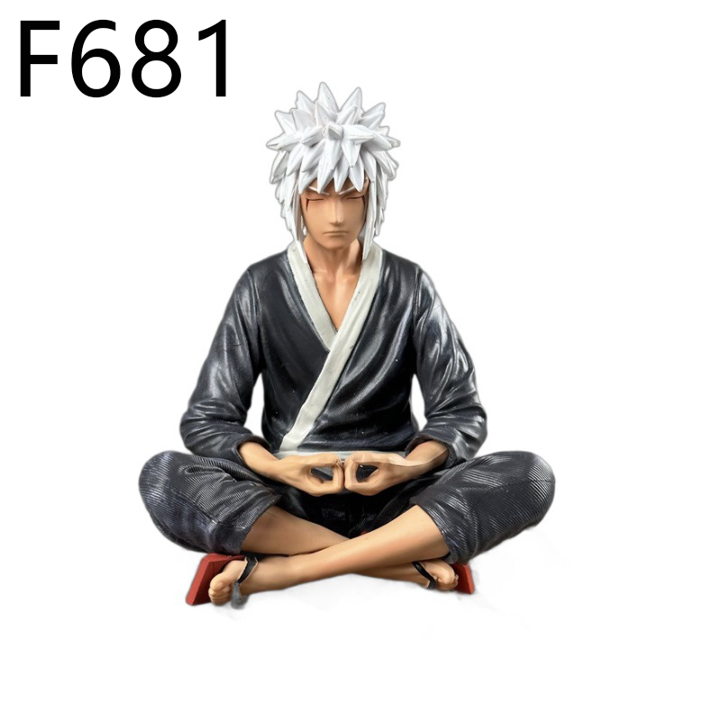 Jiraiya Meditation Statue Figure Naruto Anime Collection Detailed Sage Master Model Toy Fans and Collectors