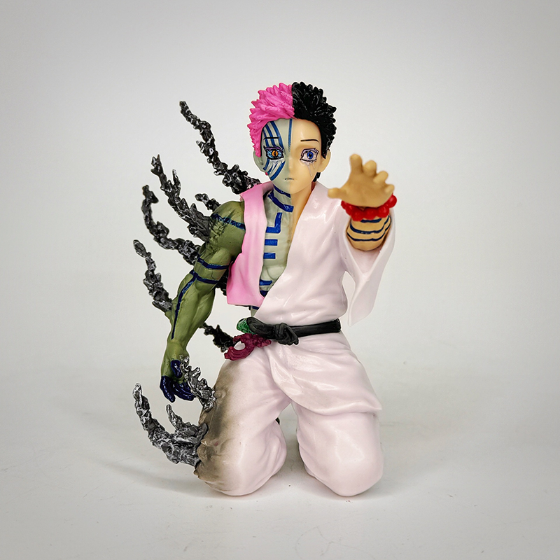 Demon Slayer Akaza Statue Figure Kneeling Position Premium Anime Collection Model Detailed Toy Fans Collectors