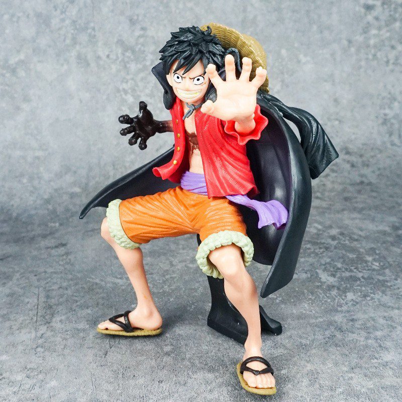 One Piece Monkey D Luffy Statue Figure Cape Version Premium Anime Collection Detailed Model Toy Fans Collectors and Decoration Enthusiasts