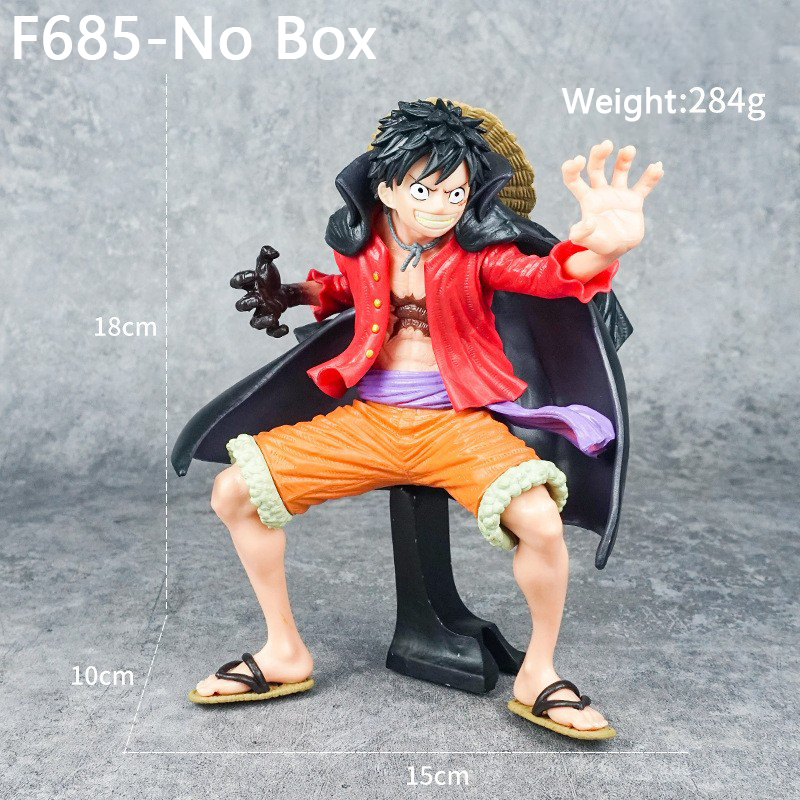 One Piece Monkey D Luffy Statue Figure Cape Version Premium Anime Collection Detailed Model Toy Fans Collectors and Decoration Enthusiasts