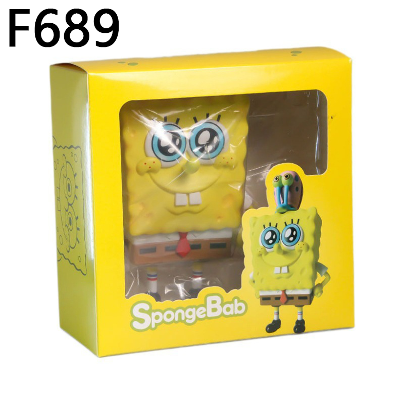 SpongeBob SquarePants Statue Figure Cartoon Character Collection Toy Fans Home Decoration and Collections