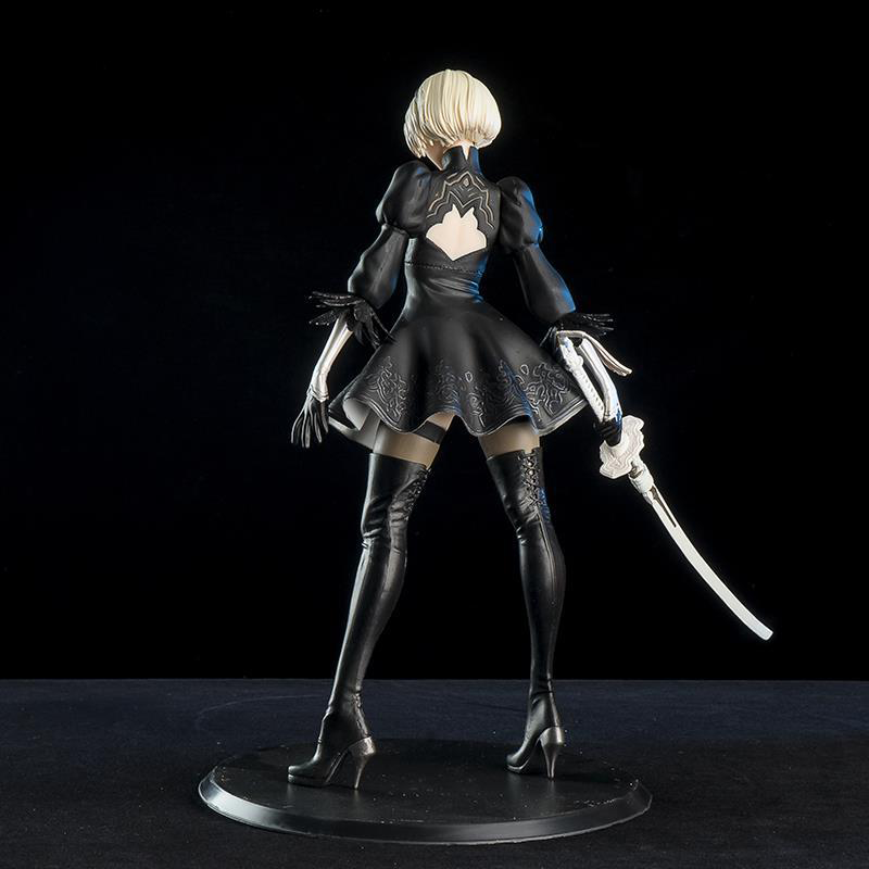 NieR Automata YoRHa No 2 Type B 2B Statue Figure Anime Collection Detailed Model Toy Fans Collectors and Gaming Enthusiasts ﻿