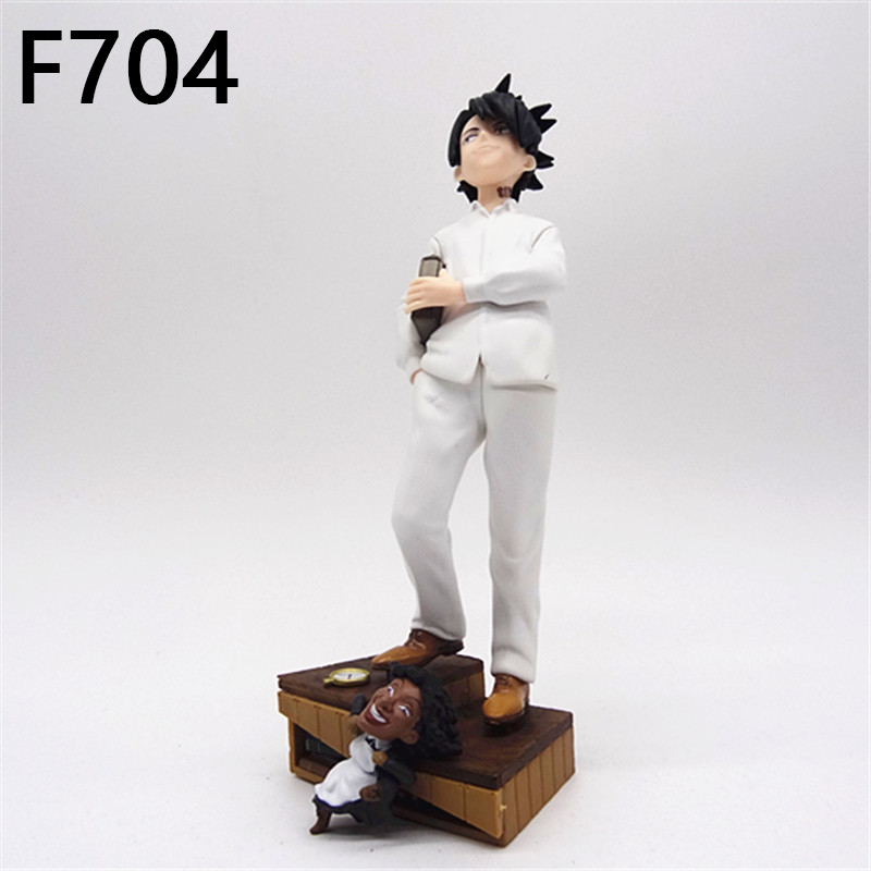 The Promised Neverland Emma Norman Ray Statue Figure Standing Pose Anime Collection Premium Model Toy Fans