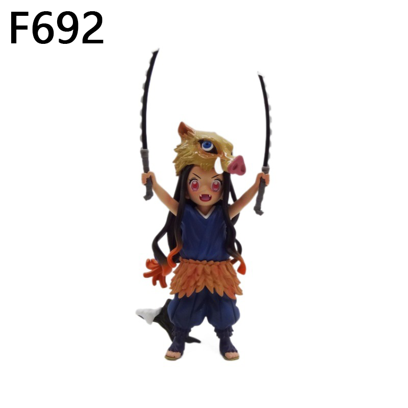 Demon Slayer Nezuko Kamado Cosplay Inosuke Statue Figure Anime Collection Detailed Model Toy Fans and Collectors