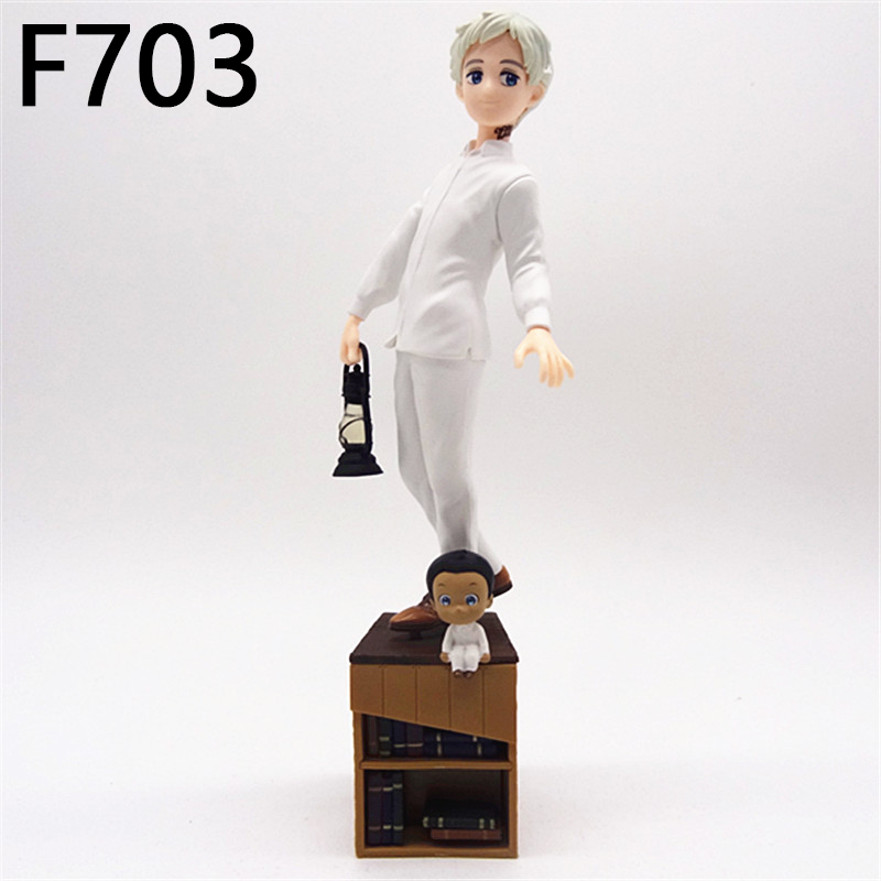 The Promised Neverland Emma Norman Ray Statue Figure Standing Pose Anime Collection Premium Model Toy Fans