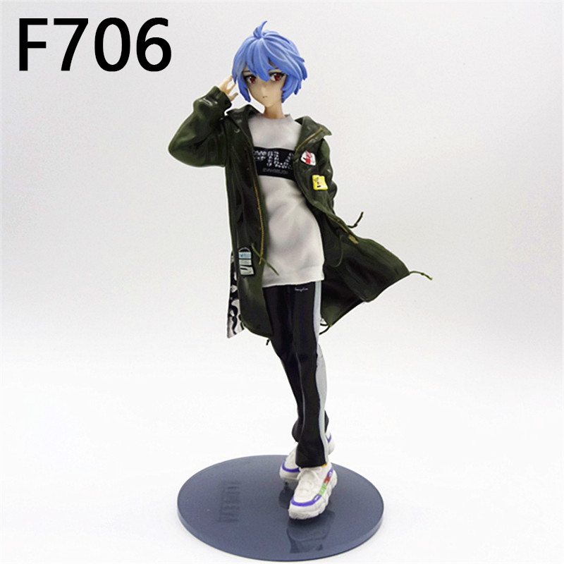 Rei Ayanami Trench Coat Statue Figure Evangelion Collection Anime Detailed Model Toy Fans and Collectors