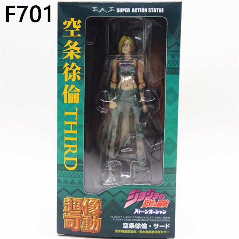 JoJo’s Bizarre Adventure Dio Brando and Jolyne Cujoh Action Figure Articulated Dynamic Pose Collection Anime Model Toy Fans
