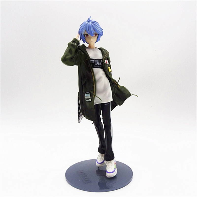 Rei Ayanami Trench Coat Statue Figure Evangelion Collection Anime Detailed Model Toy Fans and Collectors