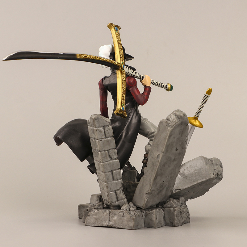 Dracule Mihawk One Piece Statue Figure Premium Anime Collection Detailed Swordsman Model Toy Fans Collectors