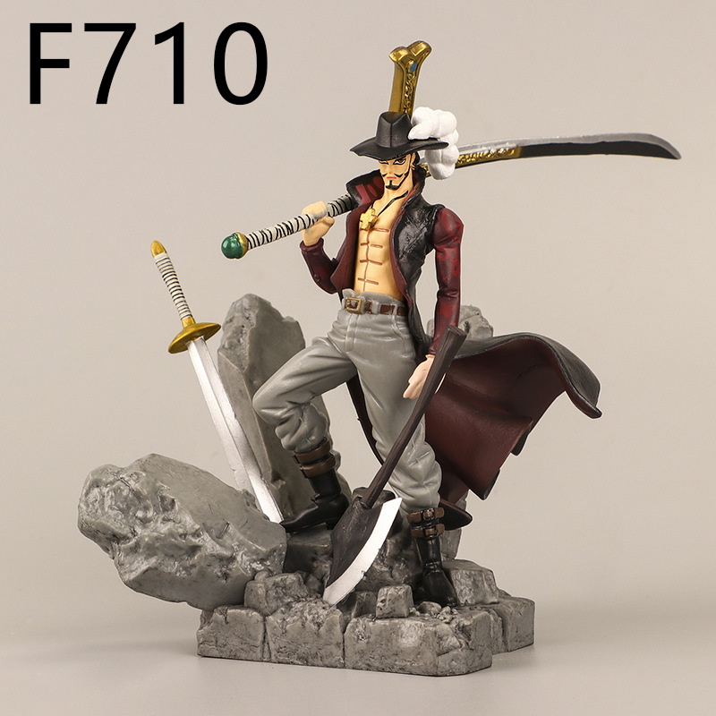 Dracule Mihawk One Piece Statue Figure Premium Anime Collection Detailed Swordsman Model Toy Fans Collectors
