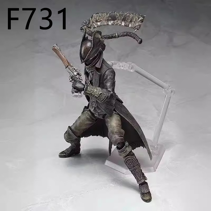 Bloodborne Hunter Action Figure Premium Articulated Collection Game Character Model Toy Detailed Gothic Fans