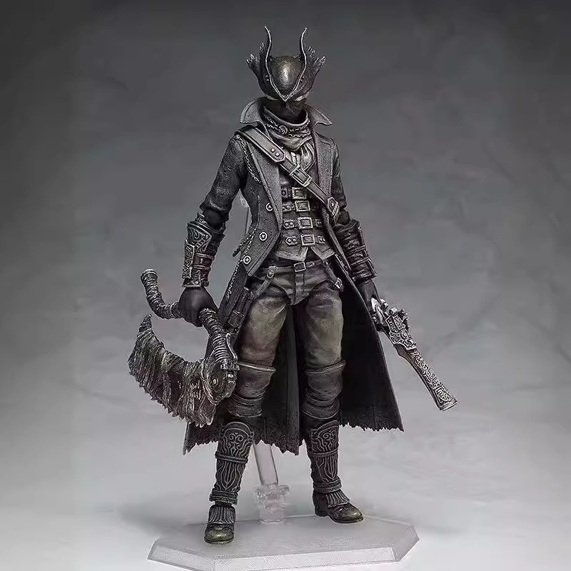 Bloodborne Hunter Action Figure Premium Articulated Collection Game Character Model Toy Detailed Gothic Fans
