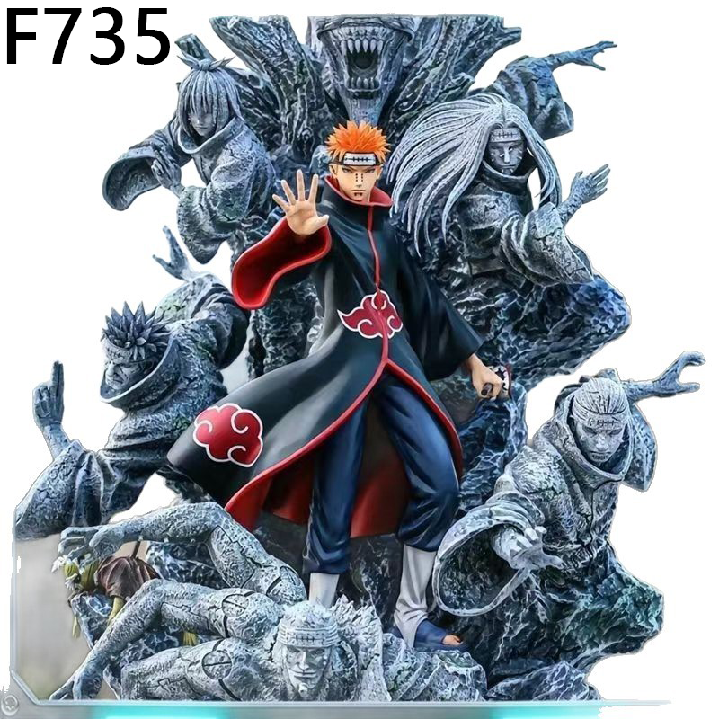 Naruto Pain Six Paths Statue Figure Anime Collection Detailed Model Toy Naruto Fans and Anime Collectors