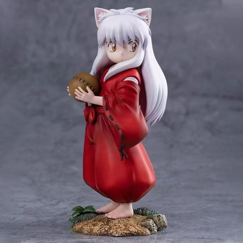 Young Inuyasha Statue Figure Anime Collection Detailed Model Toy Inuyasha Fans and Anime Collectors