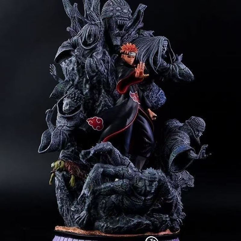 Naruto Pain Six Paths Statue Figure Anime Collection Detailed Model Toy Naruto Fans and Anime Collectors