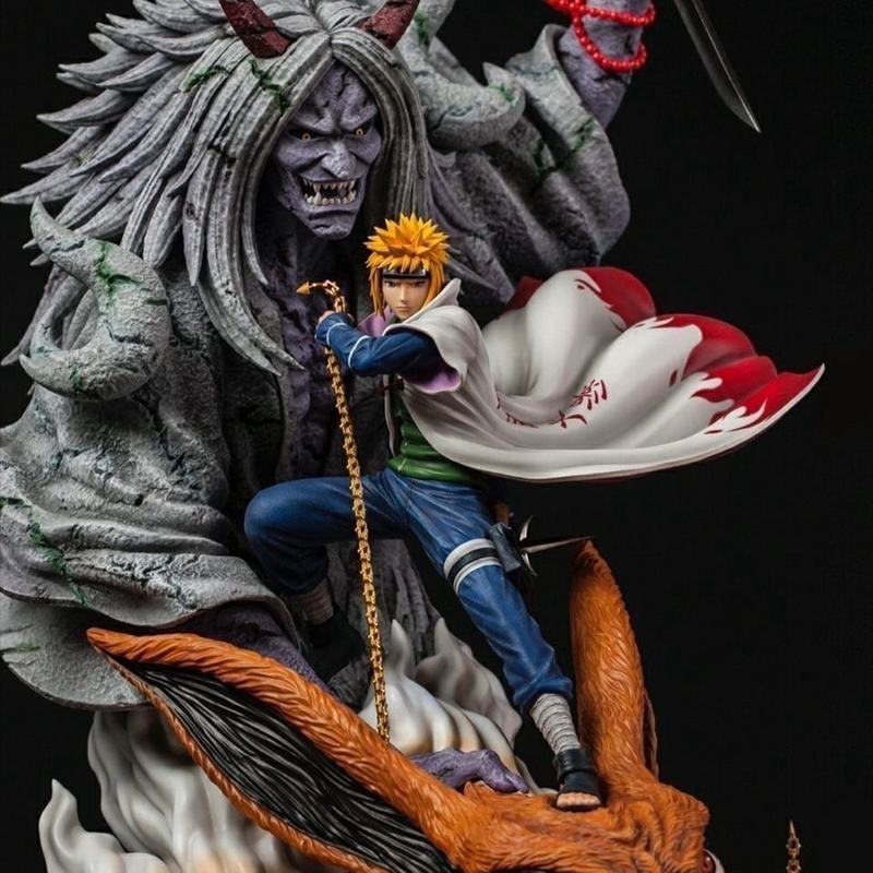 Naruto Minato Namikaze Statue Figure Premium Anime Collection Model Toy Naruto Fans Home Office Shelf Decoration