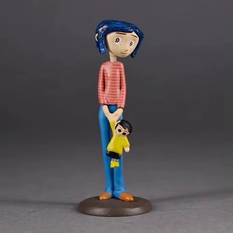 Coraline Best Of Statue Figure 4PCS Set Premium Collection Movie Inspired Toy Fans and Collectors