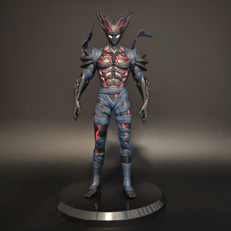 Garou One Punch Man Statue Figure Collection Model Toy Anime Detailed Battle Pose Fans Collectors Premium Gift