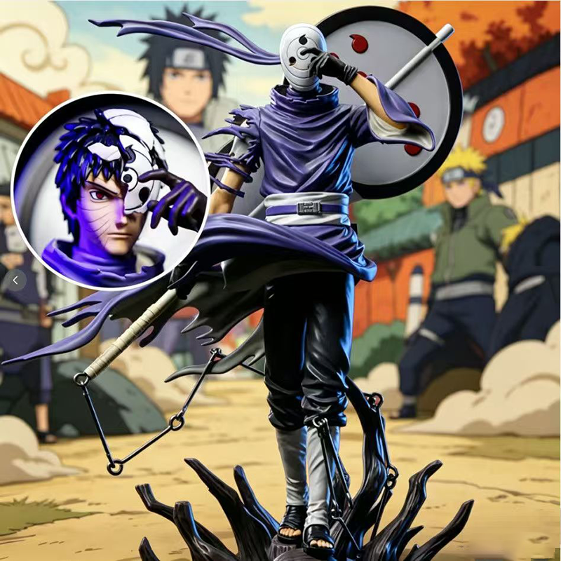 Naruto Obito Uchiha Ten Years of Endurance Statue Figure Anime Collection Premium Model Toy Collectors Fans ﻿