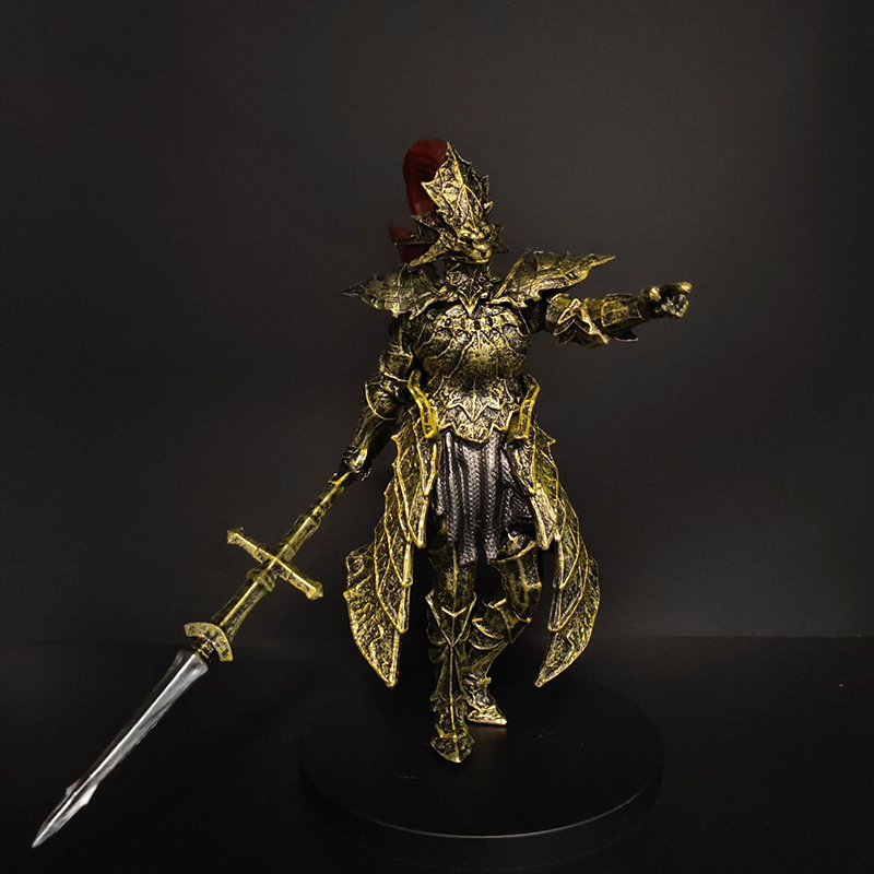 Dark Souls Dragonslayer Ornstein Statue Figure Premium Collection Detailed Knight Model Toy Game Fans Collectors