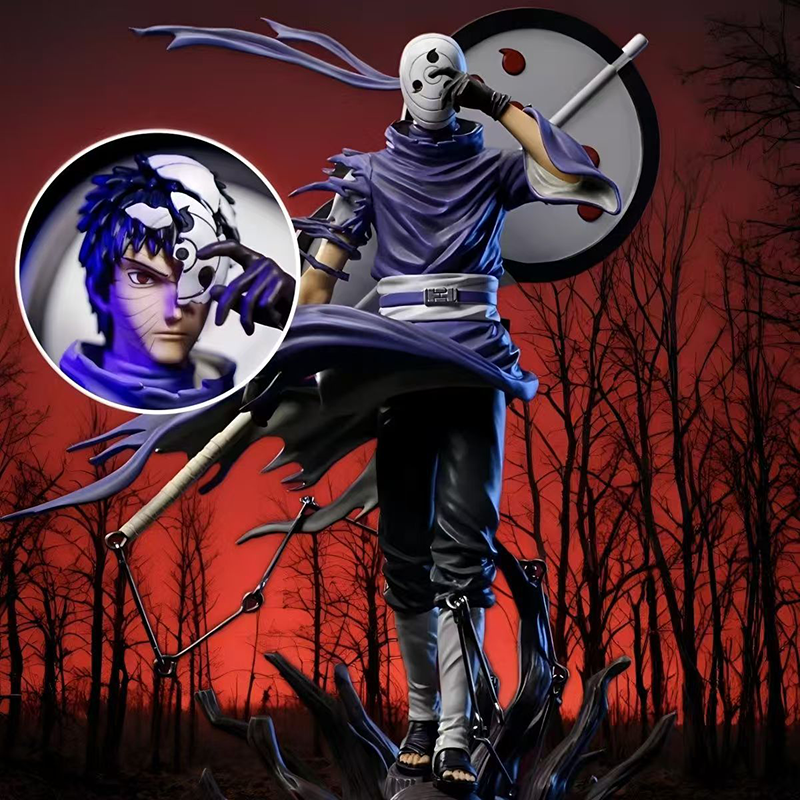 Naruto Obito Uchiha Ten Years of Endurance Statue Figure Anime Collection Premium Model Toy Collectors Fans ﻿