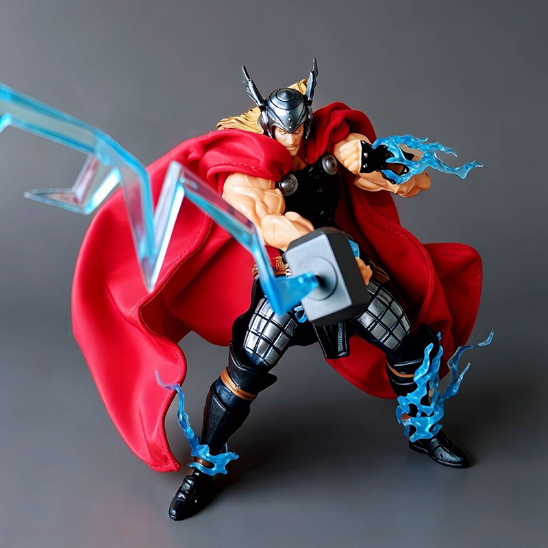 Thor Action Figure Dynamic Pose Superhero Collection Premium Marvel Inspired Model Toy Collectors and Fans