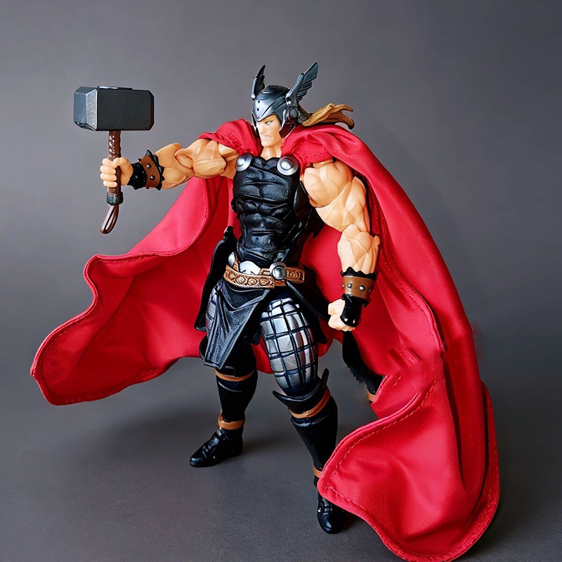 Thor Action Figure Dynamic Pose Superhero Collection Premium Marvel Inspired Model Toy Collectors and Fans